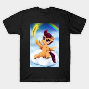 Scootaloo Gets A Magic Feather T-Shirt